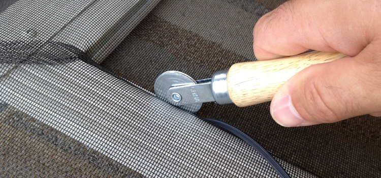 metal screen door repair in Loomis